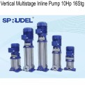 10 HP Vertical Multistage Inline Pump, Max Flow Rate(Litre/Hr): 100 LPH, Max Flow Rate: 50m3/hr