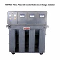 1000 KVA Three Phase Oil Cooled Roller Servo Voltage Stabilizer, For Industrial