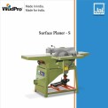 1440 RPM Open Stand Surface Planer, 3 HP, Automation Grade: Semi-Automatic