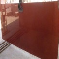 15-20 mm Lakha Red Granite Slab, For Countertops