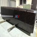 16 mm Color: Black Akv Raj Cateyes Granite, For Flooring, Form: Tile