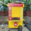 2 burner food steet food counter