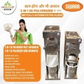 2 in 1 SS Fully Automatic Pulverizer, Capacity: 25 Kg