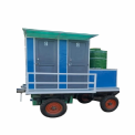 2 Seater Frp Portable Toilet, Size: 3 x 3 x 6.5 Feet