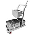 SR3 Plastic Single Mop Wringer Buckets, Model Name/Number: WT-20, Cart Size: 20 Liter