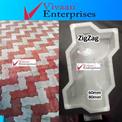 Plastic Zigzag Paver Mould, Thickness: 60 mm,80mm