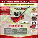 5-7 Hp Diesel 4 Stroke Mini Tiller Rapl-Rh-3800d