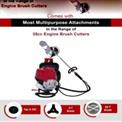 Backpack Brush Cutter With Weeder