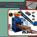 Solid Interlocking Concrete Block Making Machine, Automatic
