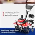 Power: 3 hp 68cc Mini Power Tiller, 4 feet