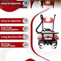 Power: 3 hp 68cc Mini Power Tiller, 4 feet