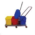 Triple Bucket Wringer Trolley