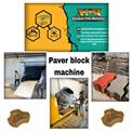 Zigzag paver block making machine