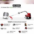 4 Stroke Honda Backpack Brush Cutter, 2 HP, 1928 mm