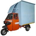 Mild Steel Three Wheeler Shipping Container Body