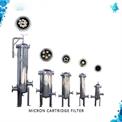 SS Micron Cartridge Filter Housing, Length: 25 Inch