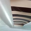 Striped Brown Acrylic Awning Fabric