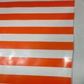 Orange Striped Double Side Acrylic Awning Fabric