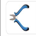 HT1P056 Precision bent pliers 130 mm
