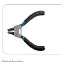 HT1P148 Circlip pliers, external bent, 150mm