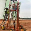 Electric posthole digger