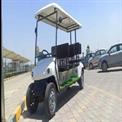 White 10 Seater Battery Operated Golf Cart, 60km