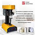 Sonic Industries Semi Auto Tin Capper Machine | Efficient and Reliable Tin Capping Solution for Medium-Scale Production