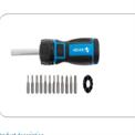 HT1S215 Screwdrivers - set 13 pcs, with gear