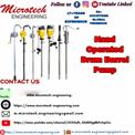 Microtech Engineering Stainless Steel Hand Operated Drum Barrel Pump, For Industrial
