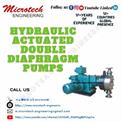 MICROTECH ENGINEERING Electric Hydraulic Actuated Double Diaphragm Pumps, Model Name/Number: Haddp