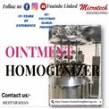 OINTMENT HOMOGENIZER MACHINE, For Pharmaceuticals