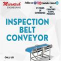 Microtech engineering New Inspection Belt Conveyor, For Pharma, Material Handling Capacity: Standard