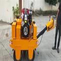 Double Drum Walk Behind Road Roller