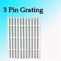 Gratings 18'inch 25mm (White Colour Three Pin)
