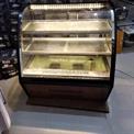 Grey Metal Refrigerator Display Case, For Hotel