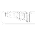 HT1W492 Combination spanners set, 12 pcs, 6-22 mm, CrV, DIN 3113