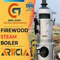 Wood Fired Articia Kitchen Steam Boiler, 10l To 1000 L
