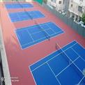 Tennis courts acrylic materials