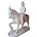 White Marble Maharana Pratap Statue