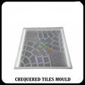 Square 25Mm Plastic Chequred Tile Mould, For Making Tiles