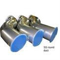 SS round duct