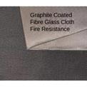 Graphite Coated Fibre Glass Cloth Fire Resistance