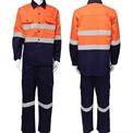 Cotton orange and nevy blue colour Mens Industrial Worker Uniform
