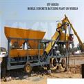 MOBILE CONCRETE BATCHING PLANT ON WHEELS