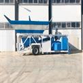 MMP 15 MOBILE CONCRETE BATCHING PLANT ON WHEELS