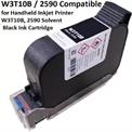 Pal W3T10B / 2590 For Handheld HP 2590 W3T10B Solvent Black Ink Cartridge