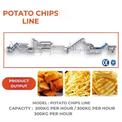 Stainless Steel Fully Automatic Potato Chip Line, For Commercial, More Than 500 kg/hr