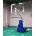 Movable & height adjustable basketball goal post