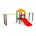 Multi play Station Ladder & Swing & Slides