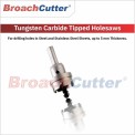20mm Carbide Hole Saw Cutter For Steel / SS, For Industrial